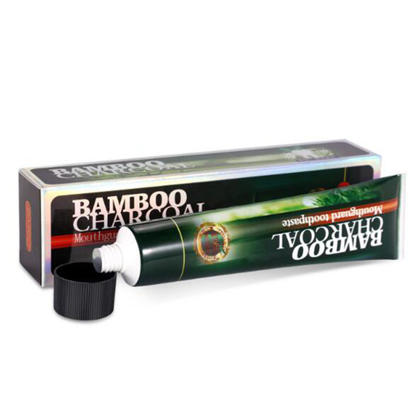 MABOX bamboo charcoal tooth whitening toothpaste remove stains gingival fresh and shiny white mint removes bad breath