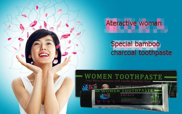 2017 105g Chocolate flavor Toothpaste Whitening Teeth Women Tooth Paste Black Bamboo Charcoal Toothpaste High Quality