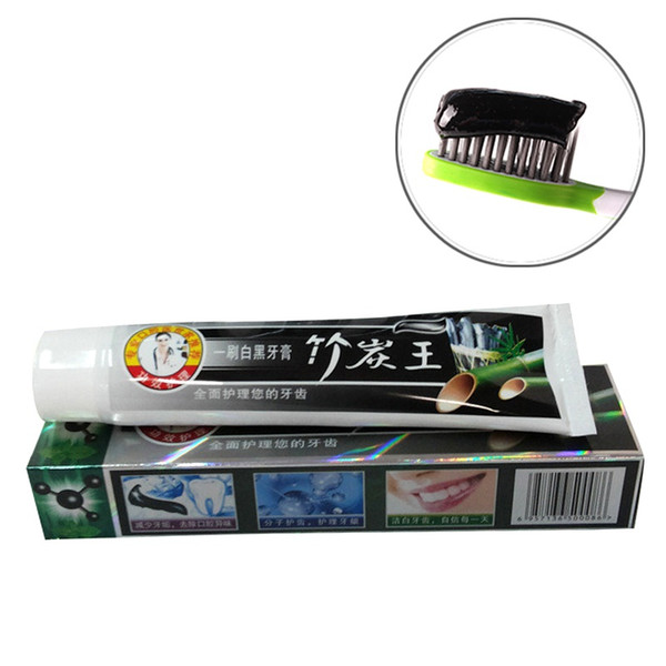 Bamboo Charbon Charcoal Toothpaste For Teeth Whitening The Black Toothpaste Whitening Remove Yellow Coffee Tea Stains