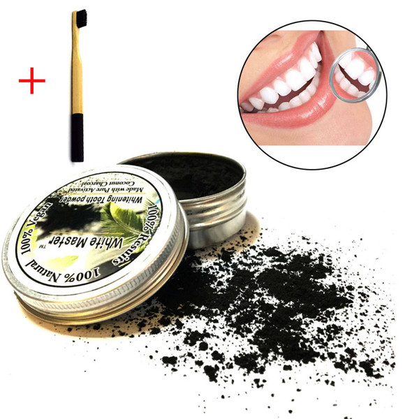 Nature Bamboo Toothpaste Activated Charcoal Tooth Powders Cleaning Teeth Plaque Tartar Removal Coffee Stains