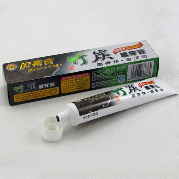 Drop Shipping new charcoal toothpaste whitening black tooth paste bamboo charcoal toothpaste oral hygiene tooth paste