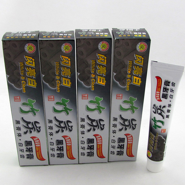 DHL 100g Charcoal Toothpaste Whitening Black Tooth Paste Bamboo Charcoal Toothpaste Oral Hygiene Product High Quality