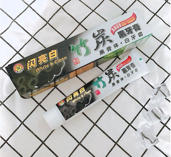 Toothpaste Bamboo Charcoal Toothpaste Activated Carbon Black Toothpaste Whitening Adults Free Shipping