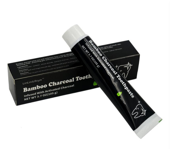 Bamboo Charcoal Toothpaste whitening black tooth paste bamboo oral hygiene tooth paste 216pcs Free DHL