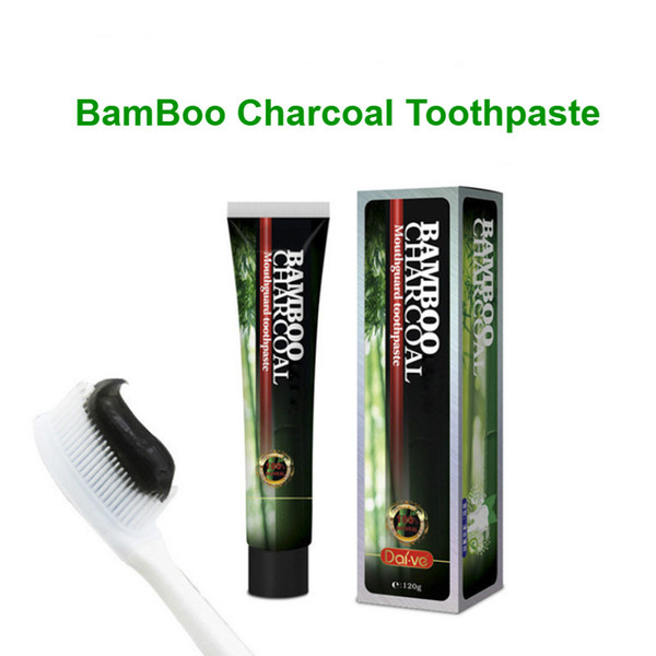 Newest Bamboo Activated Charcoal Toothpaste Whitening Black Oral Hygiene Teeth Care Clean mouth Product High Quality 120g