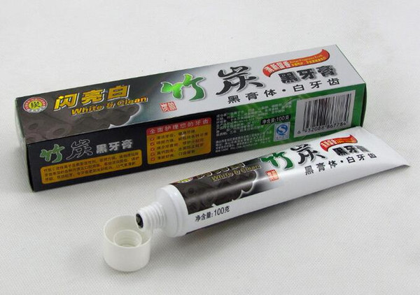 2018 hot sales Top Selling New 100g Bamboo Toothpaste Charcoal All-purpose Teeth Whitening The Black Toothpaste