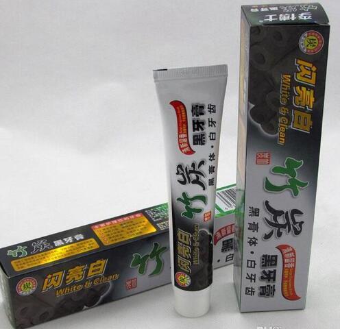 2017 new charcoal toothpaste white and clean whitening black toothpaste bamboo oral hygiene tooth paste high quality