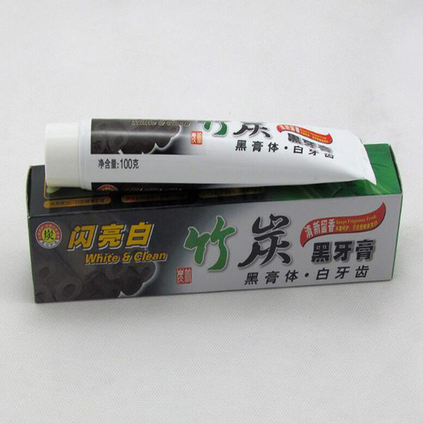 Newest Charcoal Toothpaste Whitening Black Bamboo Charcoal Toothpaste Oral Hygiene Teeth Care 100g HOT HOT SALE