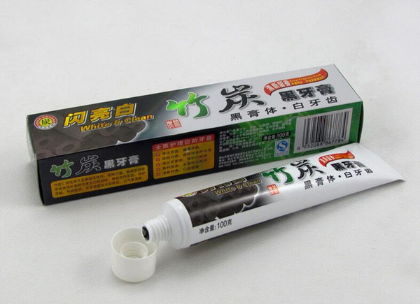 600Pcs Free DHL High Quality 100g Charcoal Toothpaste Black Tooth Paste Bamboo Charcoal Toothpaste Oral Hygiene Product