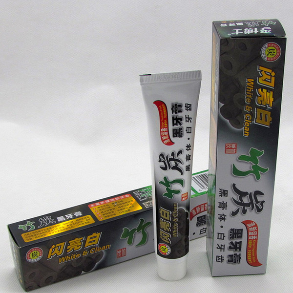 DHL Free 100g Charcoal Toothpaste Whitening Black Tooth Paste Bamboo Charcoal Toothpaste Oral Hygiene Product High Quality