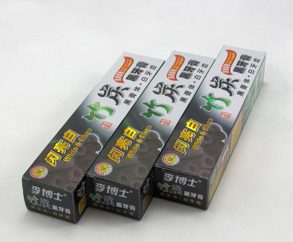 3000Pcs Free DHL High Quality 100g Charcoal Toothpaste Black Tooth Paste Bamboo Charcoal Toothpaste Oral Hygiene Product