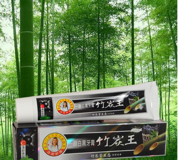 160g bamboo charcoal toothpaste Remove bad breath tartar very well The tone pure and fresh and natural