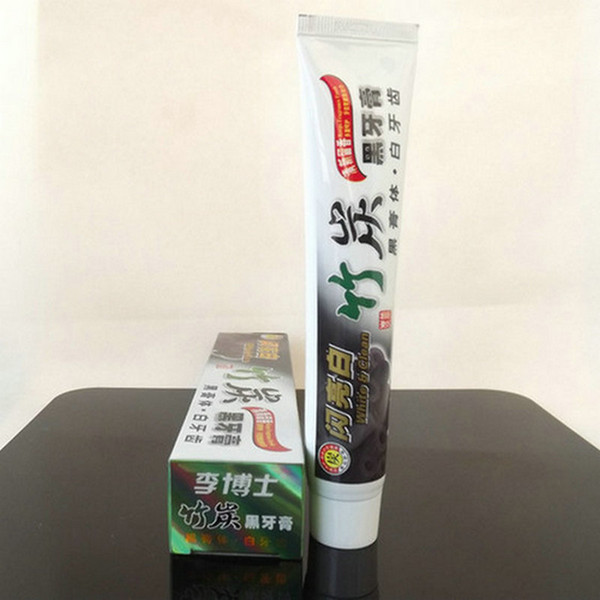 wholesale 144pcs quality goods white&clean Bamboo carbon black toothpaste 100g white teeth Clean teeth whitening Pure and fresh and fragrant