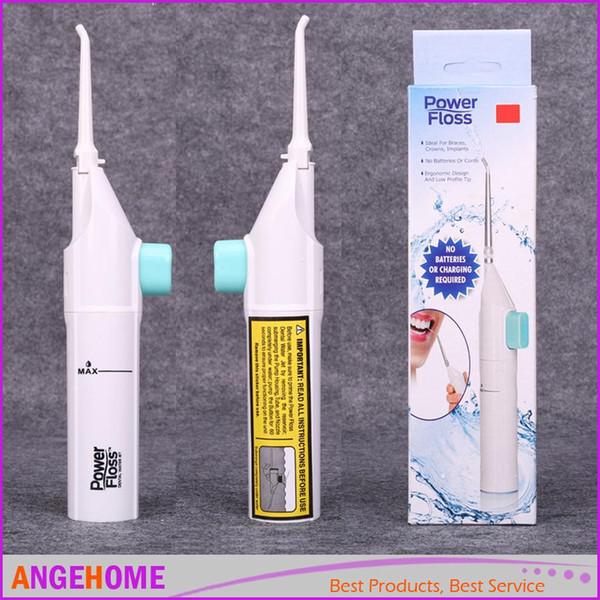 Oral Irrigator Dental Water Jet Floss Pick Teeth Cleaning Flusher Air Powered Tooth Cleaning Sets, With retail box 60pcs 17101605