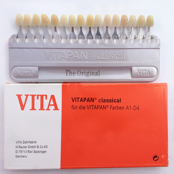 Wholesale-New Dental Dentist Teeth Whiting Porcelain VITA Pan Classical 16 Color Shade Guide Teeth