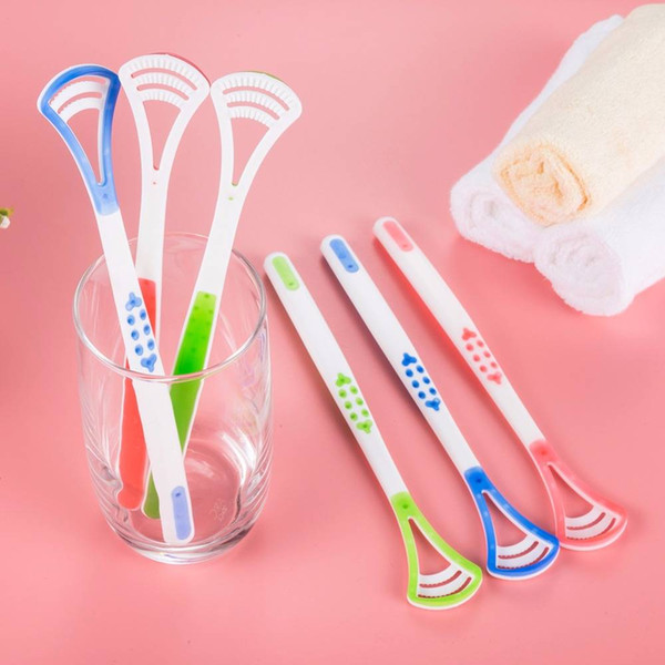 3Pcs/Pack Tongue Brush Tongue Cleaner Scraper Cleaning Tongue Scraper For Oral Care 2019 New Arrival High Quality