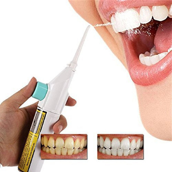 Oral Irrigator Dental Water Jet Floss Pick Teeth Cleaning Flusher Air Powered Tooth Cleaning Sets, With retail box