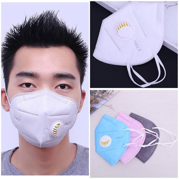 PM2.5 Anti Haze Mask Breath Valve Anti-dust Mouth Mask Disposable Face Mask Filter Respirator Mouth-muffle