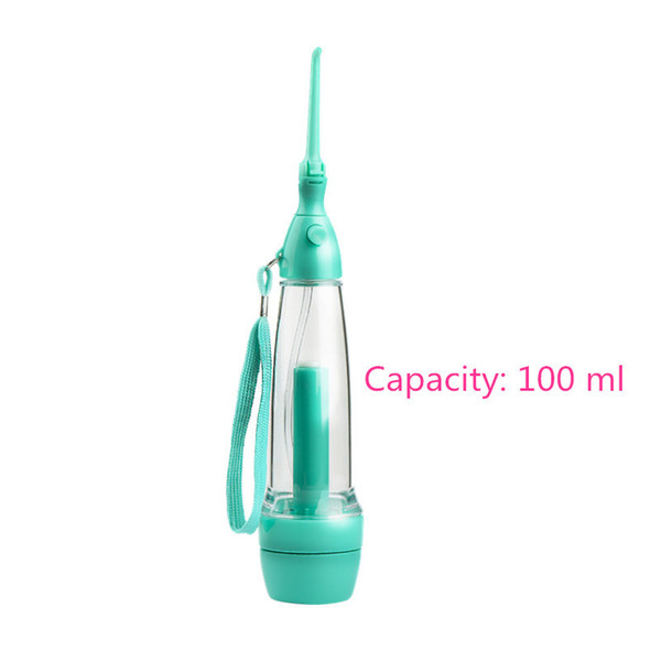 Press manually Cordless Oral Irrigator Food grade ABS powerful Portable water floss Cleaning mouth teeth C18112601