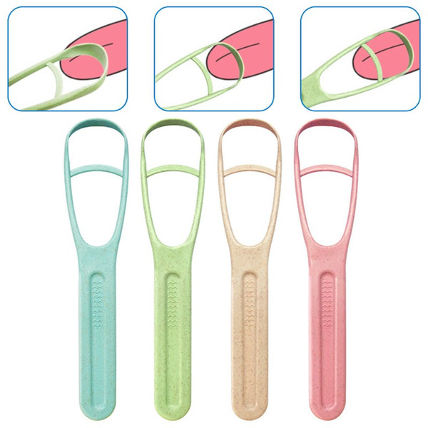 1pcs Tongue Scraper Brush Cleaning Fresh Good Breath Coating Cleaner Oral Mouth Hygiene Toothbrush Care Tools 2018 New