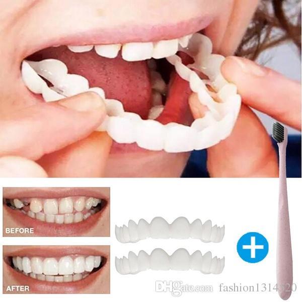 Perfect Smile Comfort Fit Flex Teeth Fits Most Comfortable False Teeth Upper Cosmetic Fake Tooth Free shipping