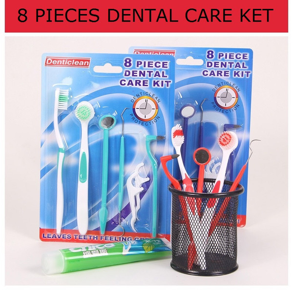 8PCS Dental Care Set in customized package