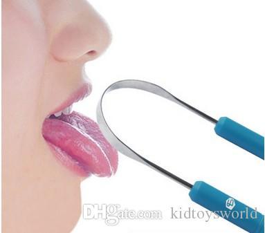 Tongue scraper cleaner Tongue coating cleaner with retail package Oral Hygiene made in China free shipping