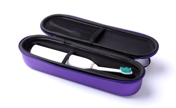 EVA Hard CASE for Electric Toothbrush Travel Case for Electronic Toothbrushes With Mesh Pocket Can Customize Logo Oral Care Organizer