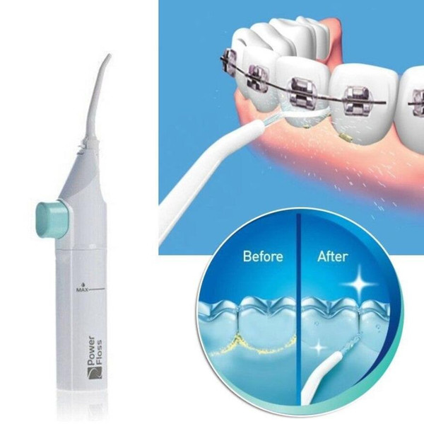 Power Floss Dental Hygiene Dental Water Flosser Jet Cleaning Tooth Mouth Denture Cleaner Whitening Oral Irrigator with box Free Shipping