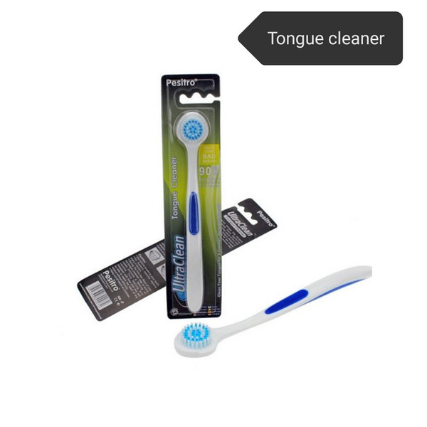 Pesitro Tongue Brush Cleaning the Surface of Tongue Oral Cavity Cleaning Brushes Tongue Scraper Cleaner Health Care