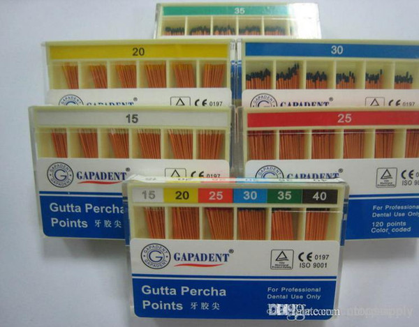 10 packs GAPADENT Gutta Percha Points Endodontics Professional Dental Use CE