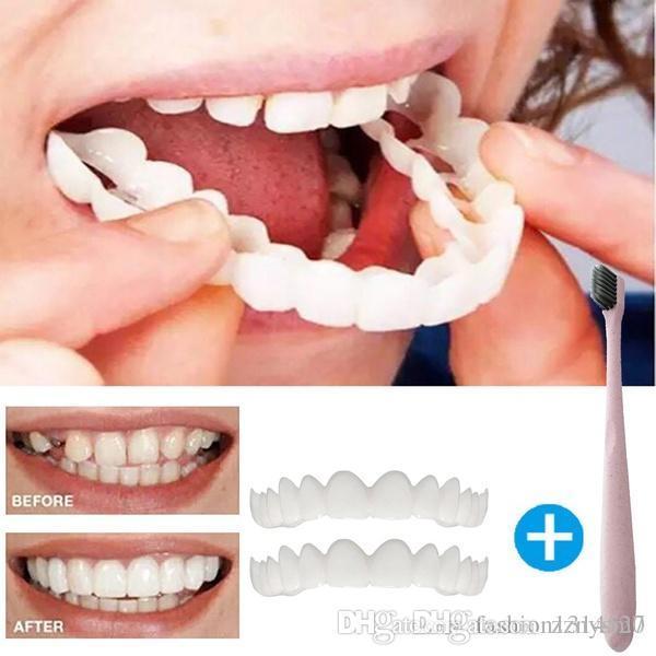 Perfect Smile Comfort Fit Flex Teeth Fits Most Comfortable False Teeth Upper Cosmetic Fake Tooth