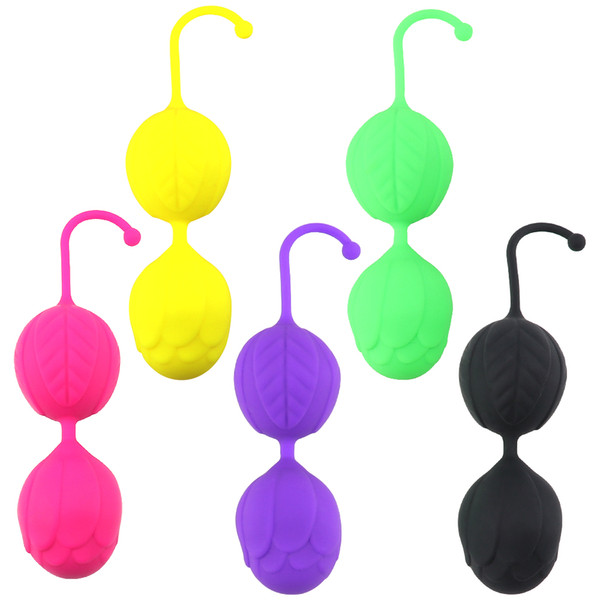 Safe Silicone Rose Kegel Ball Ben Wa Ball Vagina Tighten Exercise Machine Vaginal Geisha Ball Sex Toys for Women Adult toys