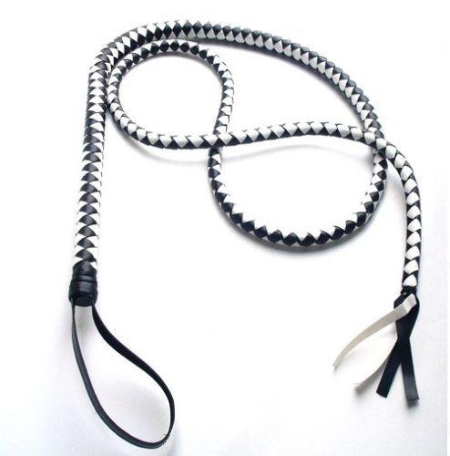 Adult Sex Bondage Fetish Leather Black&White Snake 78