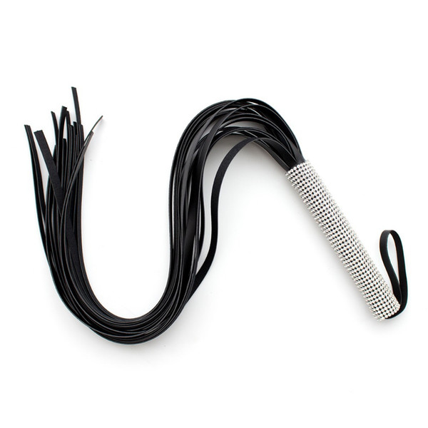 Free shipping spanking suede leather flogger, handmade Horse whip, flirting fun sexy leather whip Knout sex toys