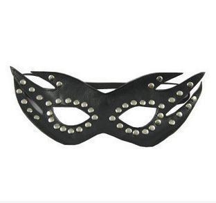 Kinky Female Sex Bondage Leather Cover Up Blindfold Face Masks Adult Sex Game Costume Party Adult games