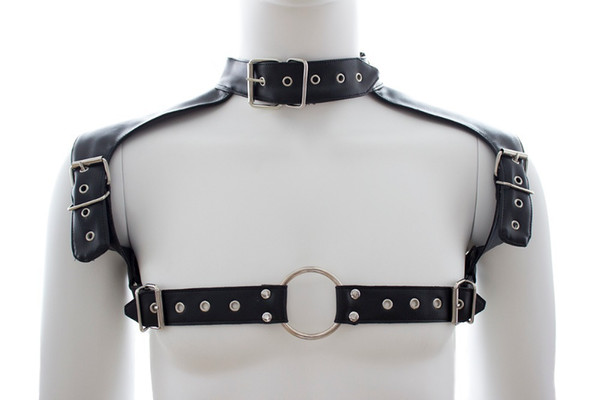 black leather Very sexy costume men bondage gear sex games male exotic apparel male sex toys adult bondage games sexy fantasy