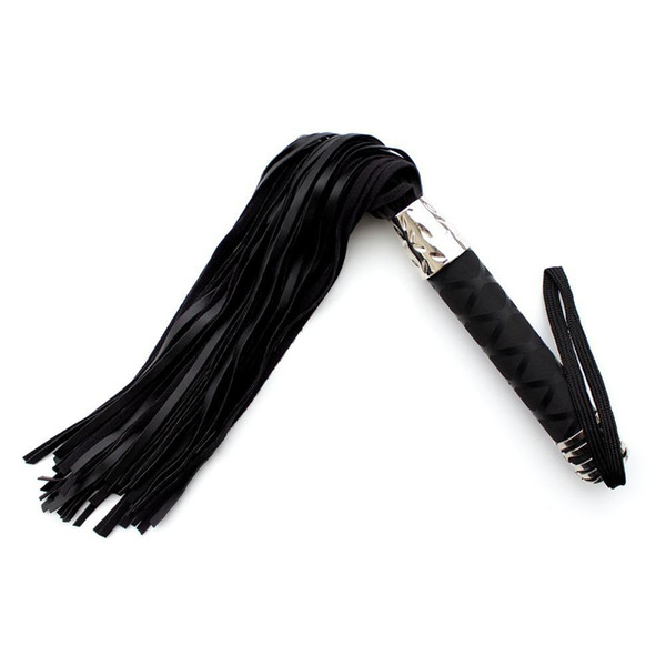 spanking black&red suede leather flogger, handmade Horse whip, flirting fun sexy leather whip Knout sex toys