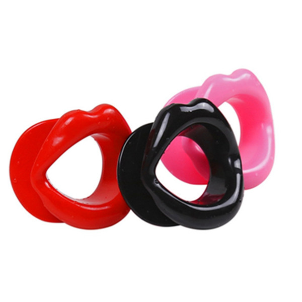 Silicone Erotic Toys Opening Mouth Gag Sexy Lips Oral Sex Gag Bondage Restraints Fetish Slave Tools Adult Sex Toys for Couples