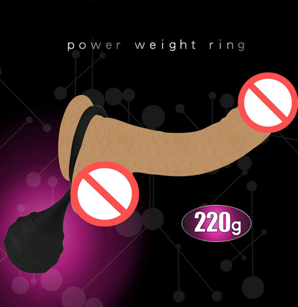 New Arrival Silicone Sex Products Creative Power Weight Rings Sex Toys Cock Ring With Penis Training Ball