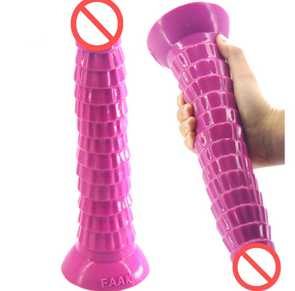 New Arrival Silicone Huge Dildo Anal Plug Pagoda Shape G-spot Stimulating Adult Sex Toys Super Large Butt Plug Strong Suction Cup DHL