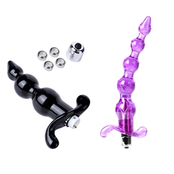 2 Sizes Tower Shape Vibrating Anal Plug Vibrators Dildo G-Spot Butt Plug Massager for Women Men Sex Product Toys