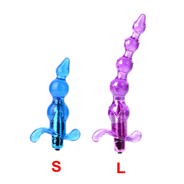 Creative 2 Sizes Tower Shape Vibrating Anal Plug Vibrators Dildo G-Spot Butt Plug Massager for Women Men Sex Product Toys DHL