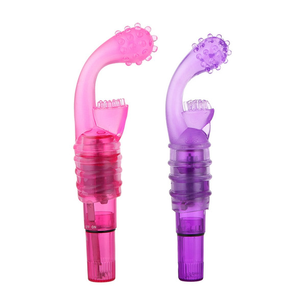 Waterproof Finger Shape G-point Vibrator Squirt Rocket Tickler Pocket Rocket G-spot Clitoral Stimulate With Retail Pakcage