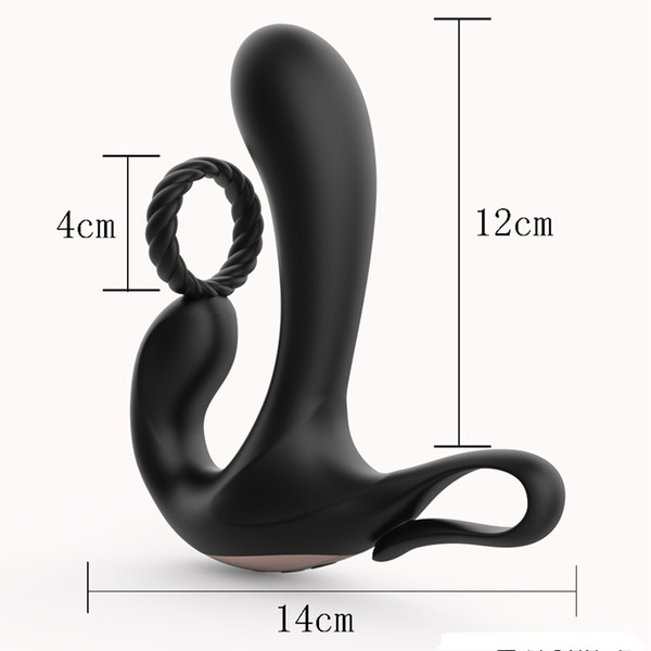 Creative Aladdin's Lamp Shape Vibrating Anal Plug Silicone Vibrators Dildo G-Spot Butt Plug Massager for Women Men Sex Product Toys