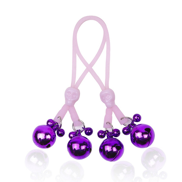 BDSM Bondage Toys Clitoris Clit Nipple Clamps Set Adjustable Skull With Luminous Rope Metal Bells Adult Sex Toys for Women