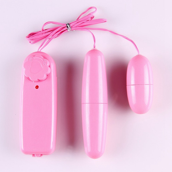 5pcs/lot Pink Double and Single Jump Egg Vibrator Bullet Vibrator Adult Sex Toys for Women with OPP bag Clitoral G Spot Stimulate