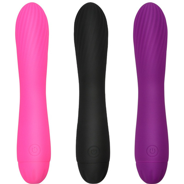 New Arrival 7 Speeds Soft Vibrating Massager Silicone Soft AV Stick Massage Sexy Clit Vibrator USB Charging Sex Toys for Women Adult Toys