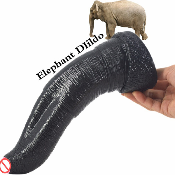 Huge Big Large Long Dildo New Elephant Dildo Animal 269*55mm Artificial Elephant Snout Penis Big Dick Sex Toys Suction Cup for woman