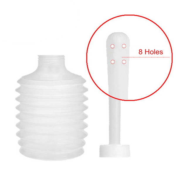 200ml 8 holes disposable vaginal cleaner douche wash bottle enema rectal syringe vaginal rinse plug Anal vaginal sprayer shower cleaner